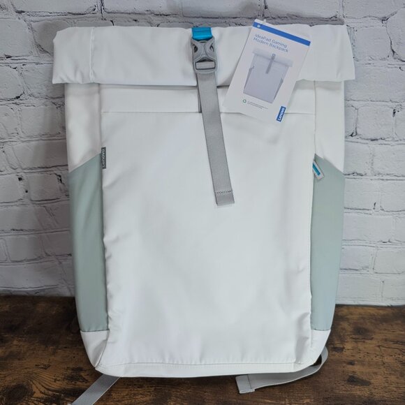 NWT Lenovo IdeaPad Gaming Modern Backpack WHITE - Picture 1 of 6